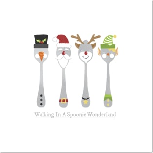 Walking In A Spoonie Wonderland! (Xmax Chronic Illness Design) Posters and Art